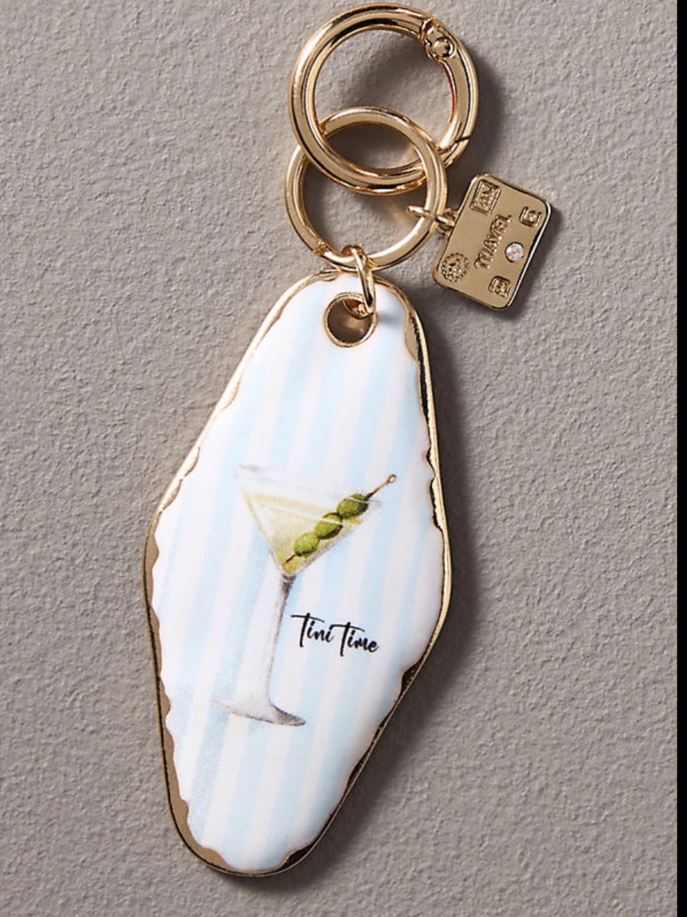 NWT Anthropologie Tini Time Motel Key Bag Charm